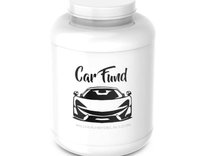 Car Fund Vinyl Decal Sticker
