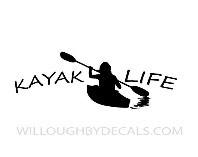 Kayak Vinyl Decal Sticker