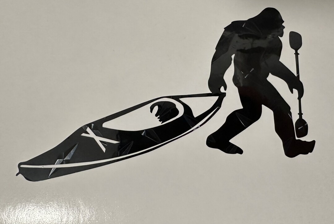 Bigfoot Kayak Diamond Vinyl Decal Sticker - Etsy