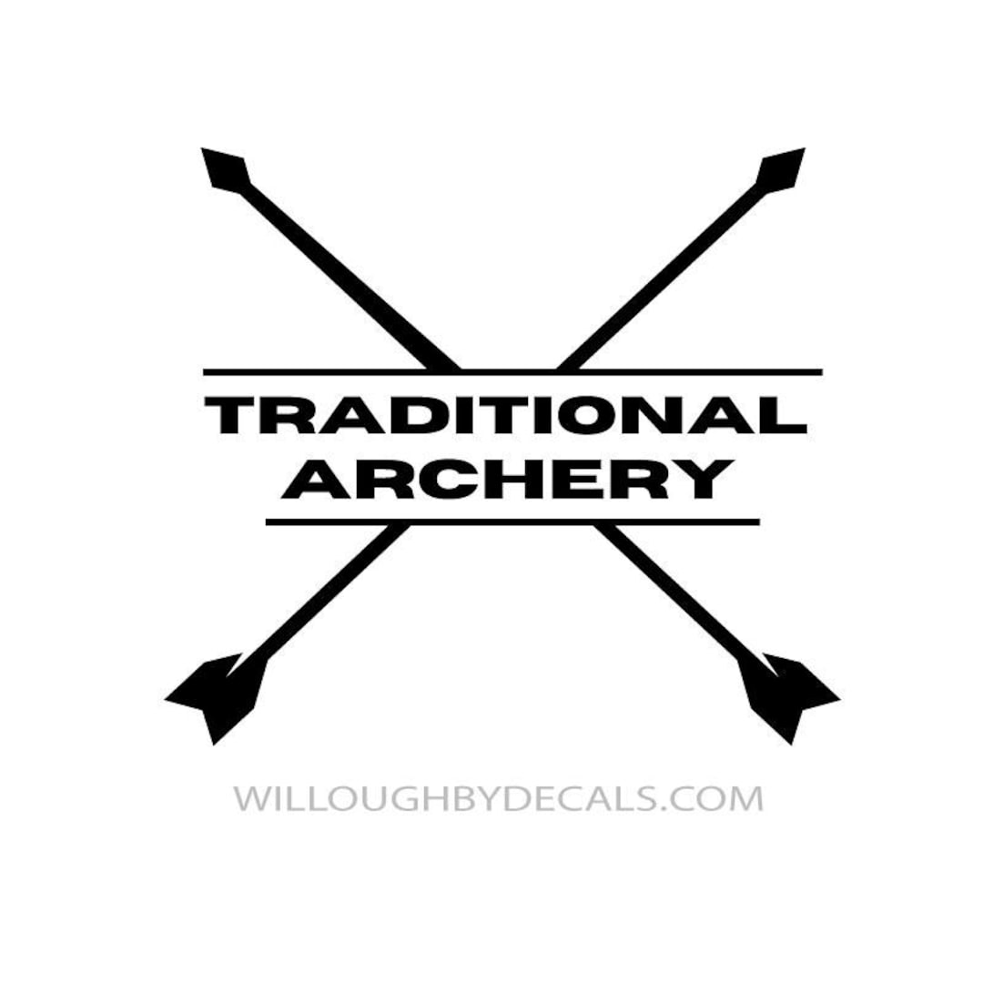 Traditional Archery Vinyl Decal Sticker - Etsy
