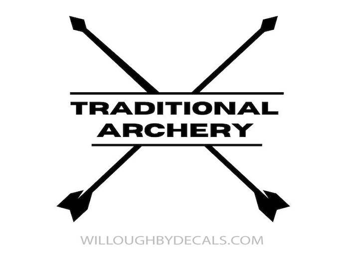Traditional Archery Vinyl Decal Sticker