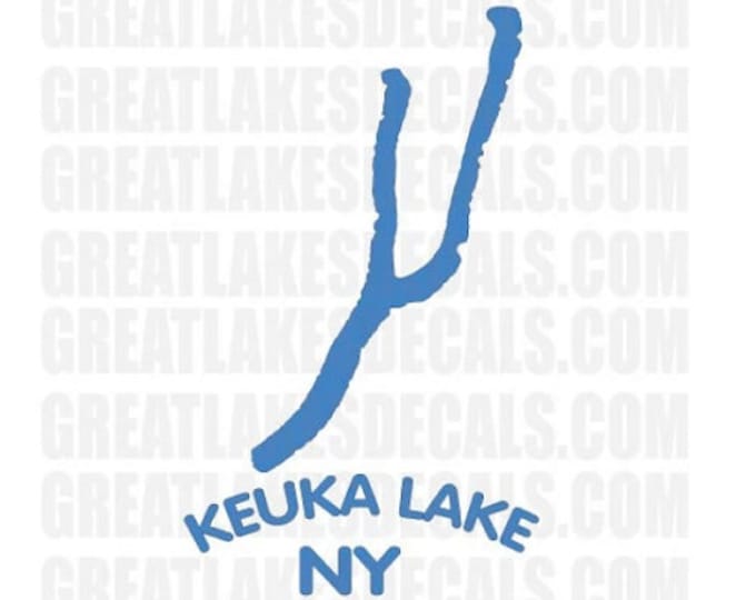 Keuka Lake NY Vinyl Decal Sticker