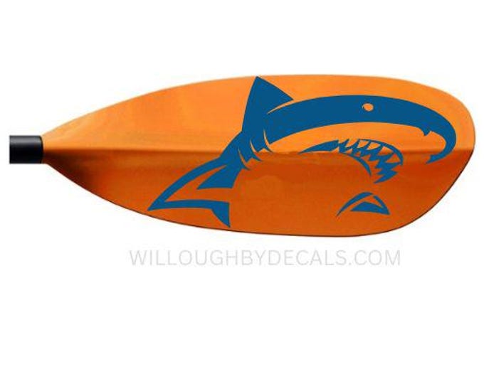 Kayak Shark Vinyl Decal Sticker