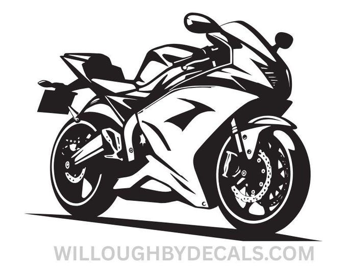 Motorcycle  Vinyl Decal Sticker