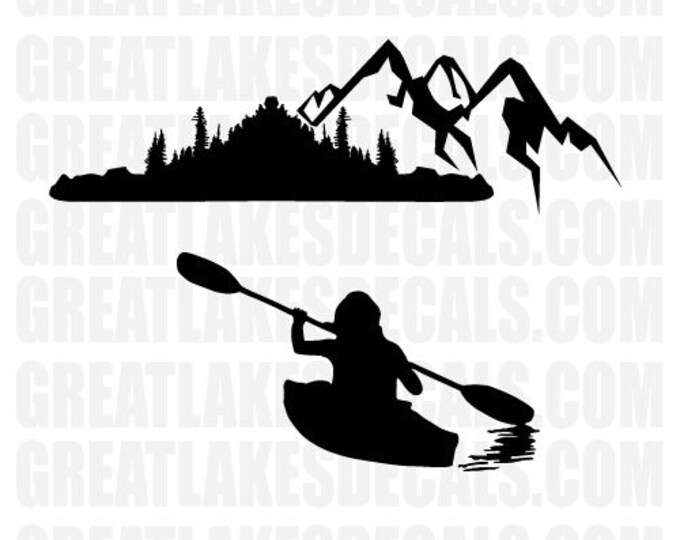 Kayak Vinyl Decal Sticker