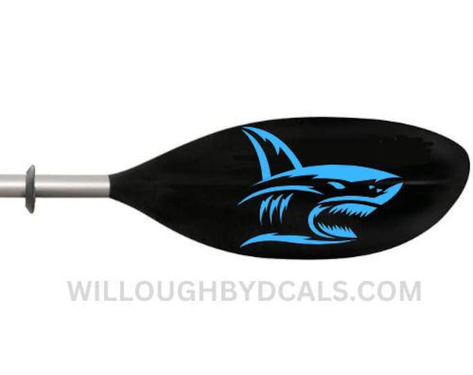 Kayak Shark Vinyl Decal Sticker