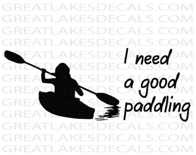 Kayak Vinyl Decal Sticker