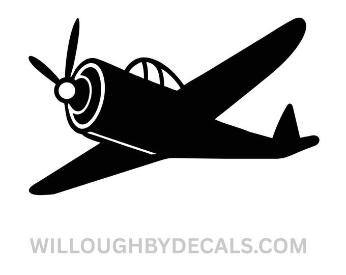 Plane Vinyl Decal Sticker