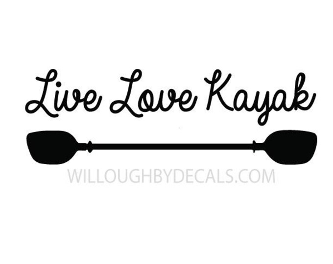 Kayak Vinyl Decal Sticker