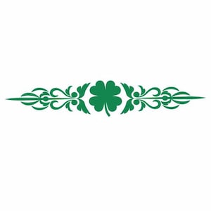 Irish Clover Vinyl Decal Sticker