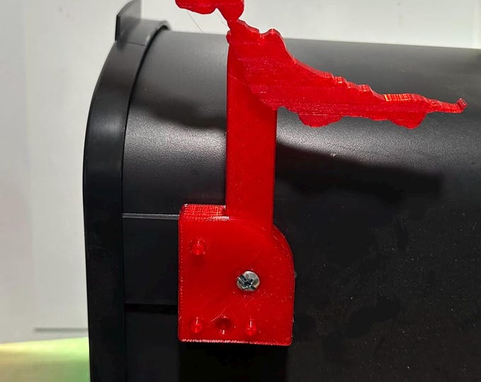 Chautauqua Lake NY Mail Box flag