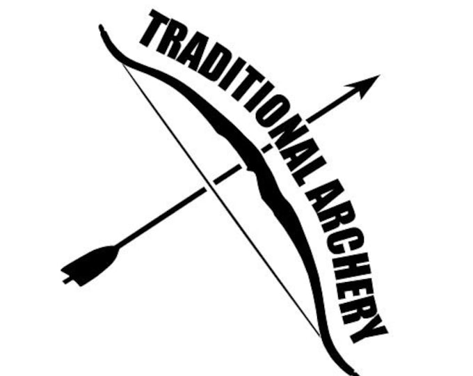 Traditional Archery Vinyl Decal Sticker