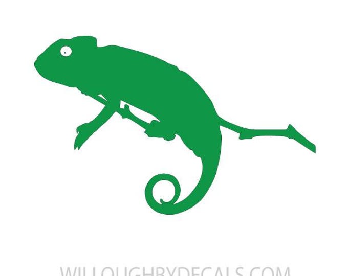 Chameleon Vinyl Decal Sticker