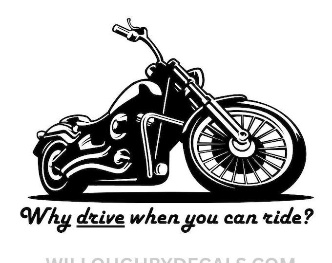 Motorcycle  Vinyl Decal Sticker