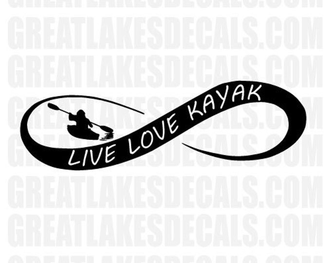 Kayak Vinyl Decal Sticker