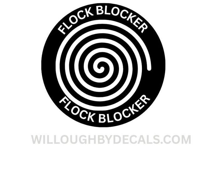 Flock Blocker Vinyl Decal Sticker 4 PCS