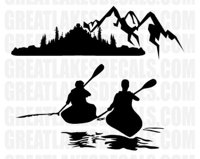 Kayak Vinyl Decal Sticker