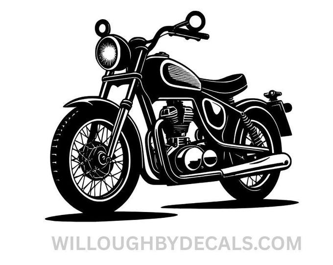 Motorcycle  Vinyl Decal Sticker