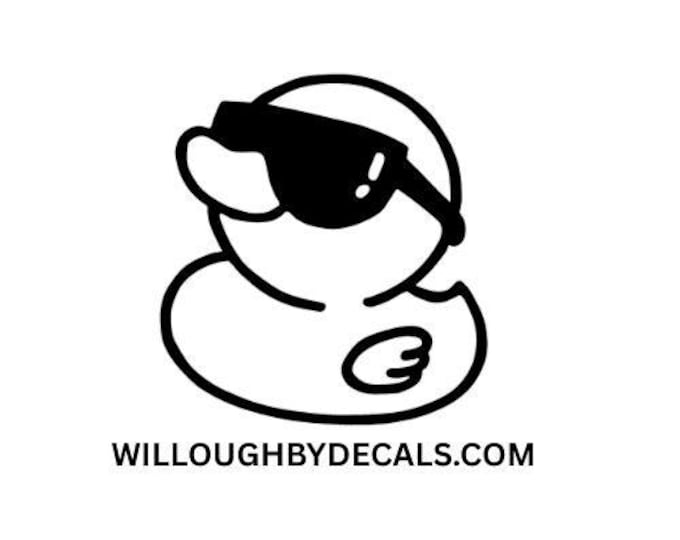 Duck Vinyl Decal Sticker
