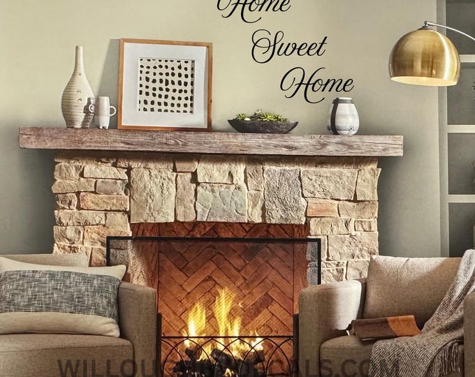 Wall Vinyl Decal Home Sweet Home