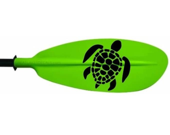 Kayak Sea Turtle Vinyl Decal Sticker