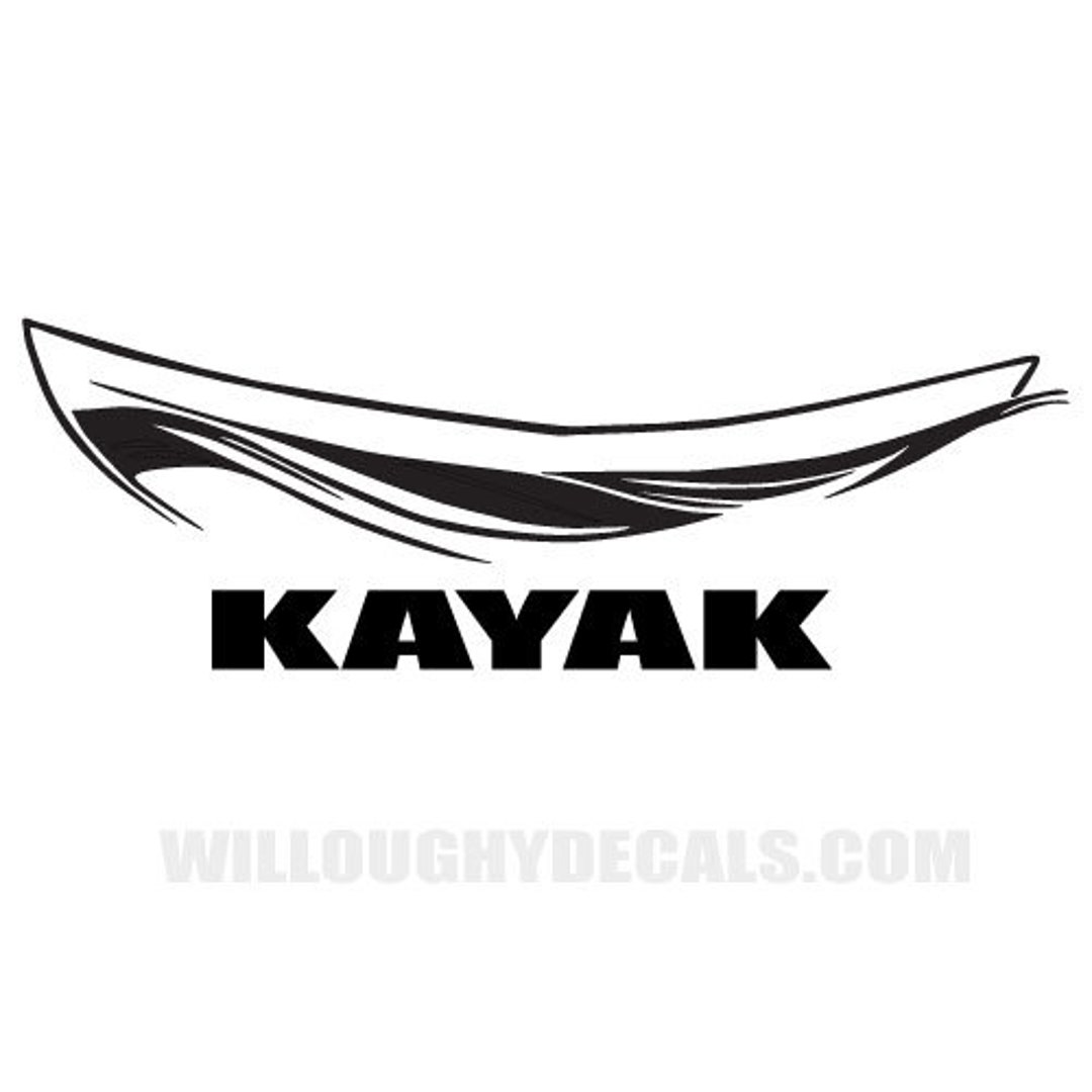 Kayak Vinyl Decal Sticker Etsy