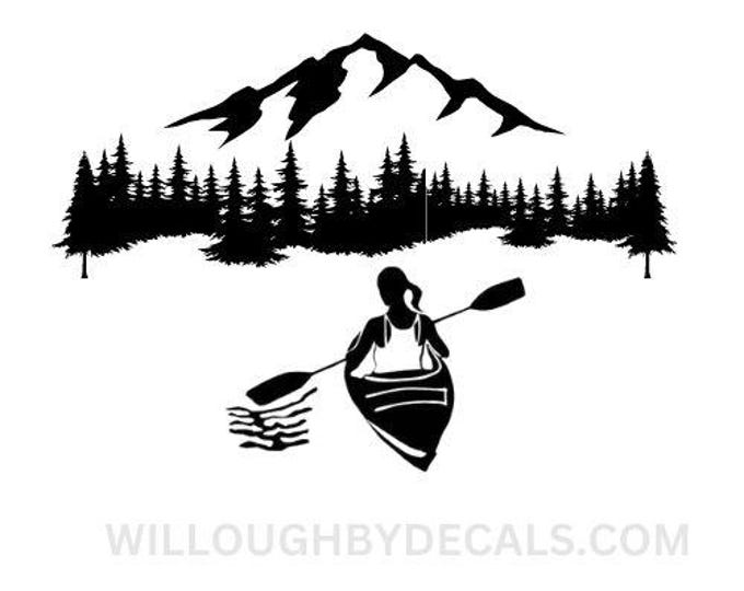 Kayak Vinyl Decal Sticker