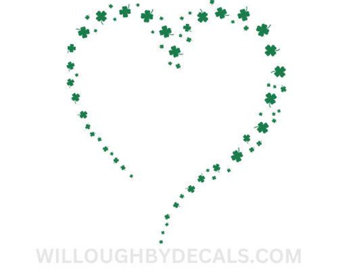 Irish Clover Vinyl Decal Sticker