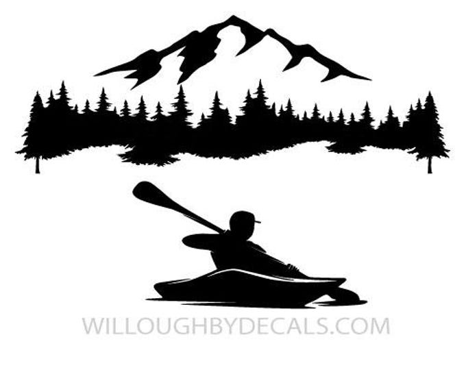 Kayak Vinyl Decal Sticker