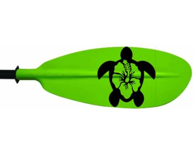 Kayak Sea Turtle Vinyl Decal Sticker