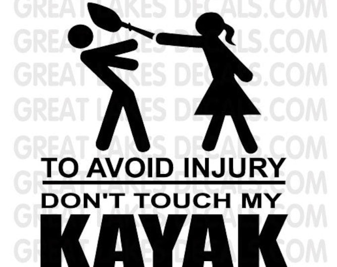 Kayak Vinyl Decal Sticker