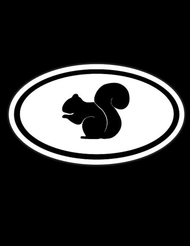 Kent State University Black Squirrel Vinyl Decal Sticker