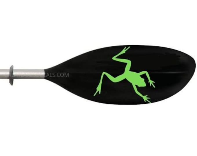 Kayak Frog Vinyl Decal Sticker