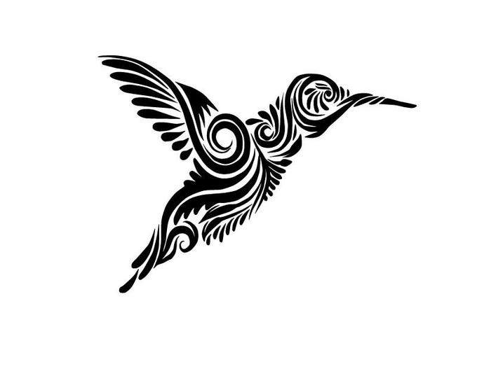 Humming Bird Vinyl Decal Sticker