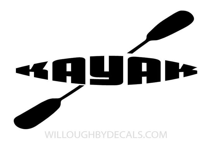 Kayak Vinyl Decal Sticker