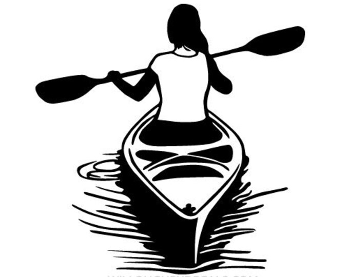 Kayak Vinyl Decal Sticker