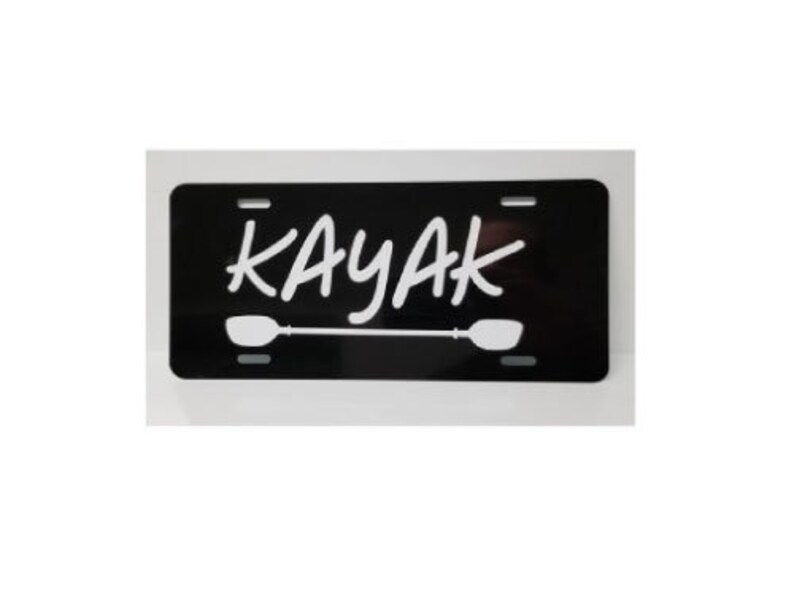 Kayak License Plate Etsy