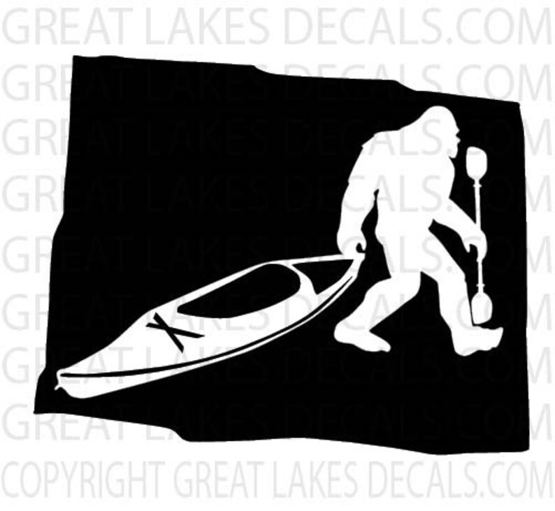 Bigfoot Kayak Colorado Vinyl Decal Sticker Etsy