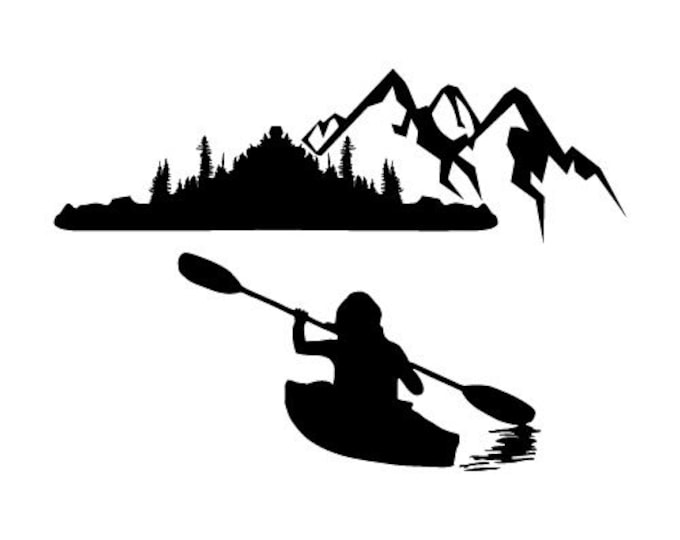Kayak Vinyl Decal Sticker