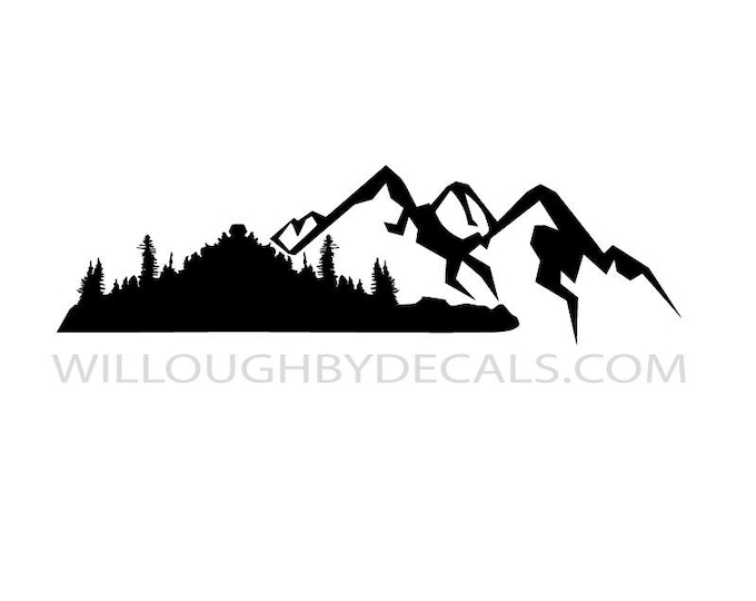 Mountain Vinyl Decal Sticker