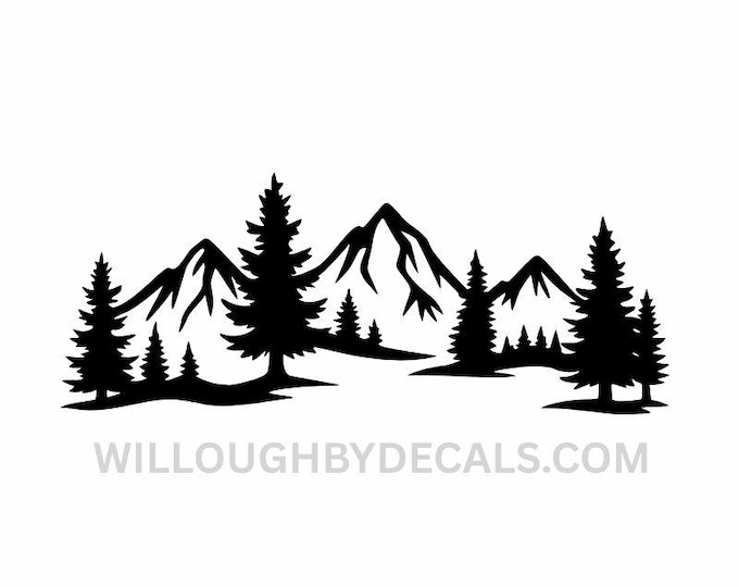 Mountain Vinyl Decal Sticker