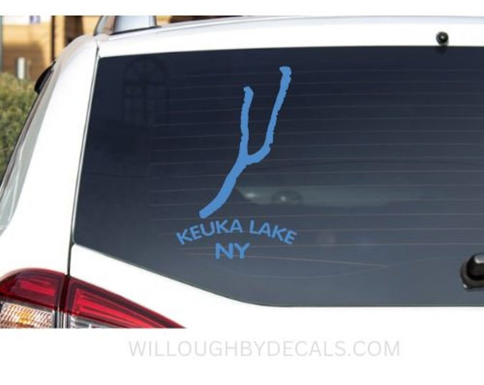 Keuka Lake NY Vinyl Decal Sticker