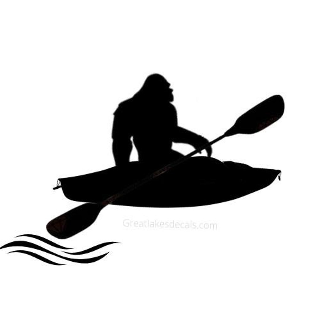 Bigfoot Kayak Vinyl Decal Sticker - Etsy