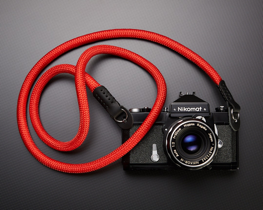 Red 11mm Climbing Rope Camera Strap Etsy UK