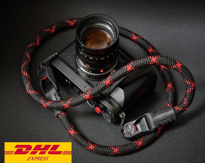 11mm Climbing Rope Camera Strap With Peak Design Anchor Links Etsy