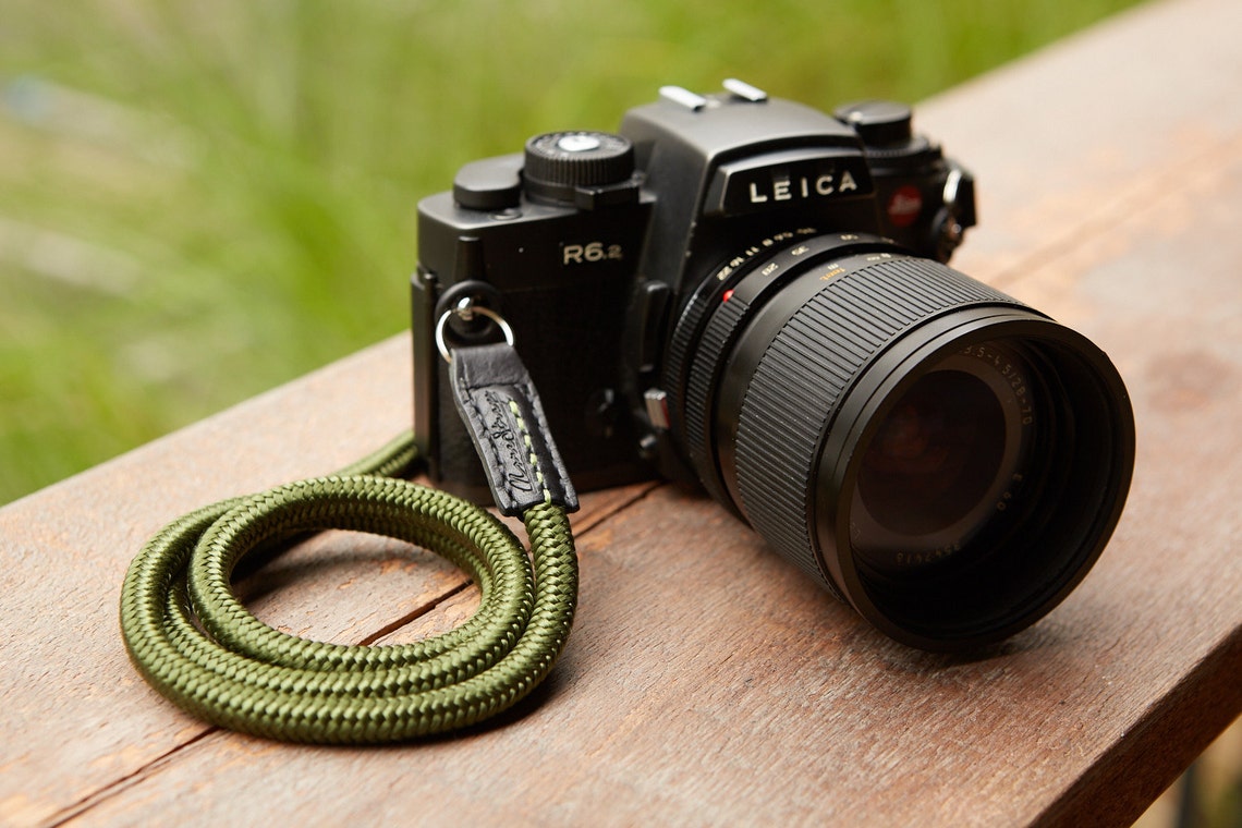 Premium Polyester Cord Camera Strap Military Green Free Etsy