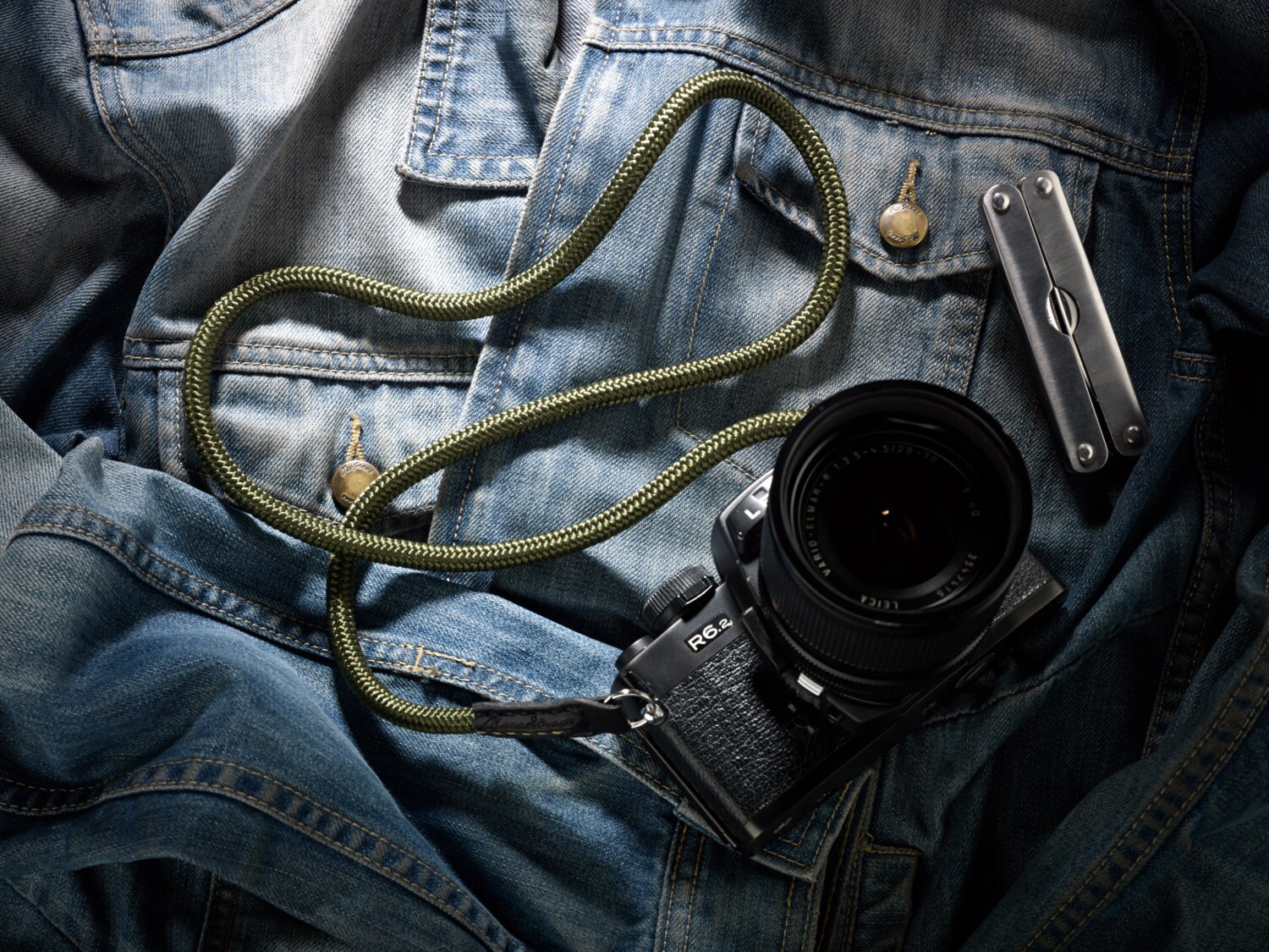 Premium Polyester Cord Camera Strap Military Green Free Etsy