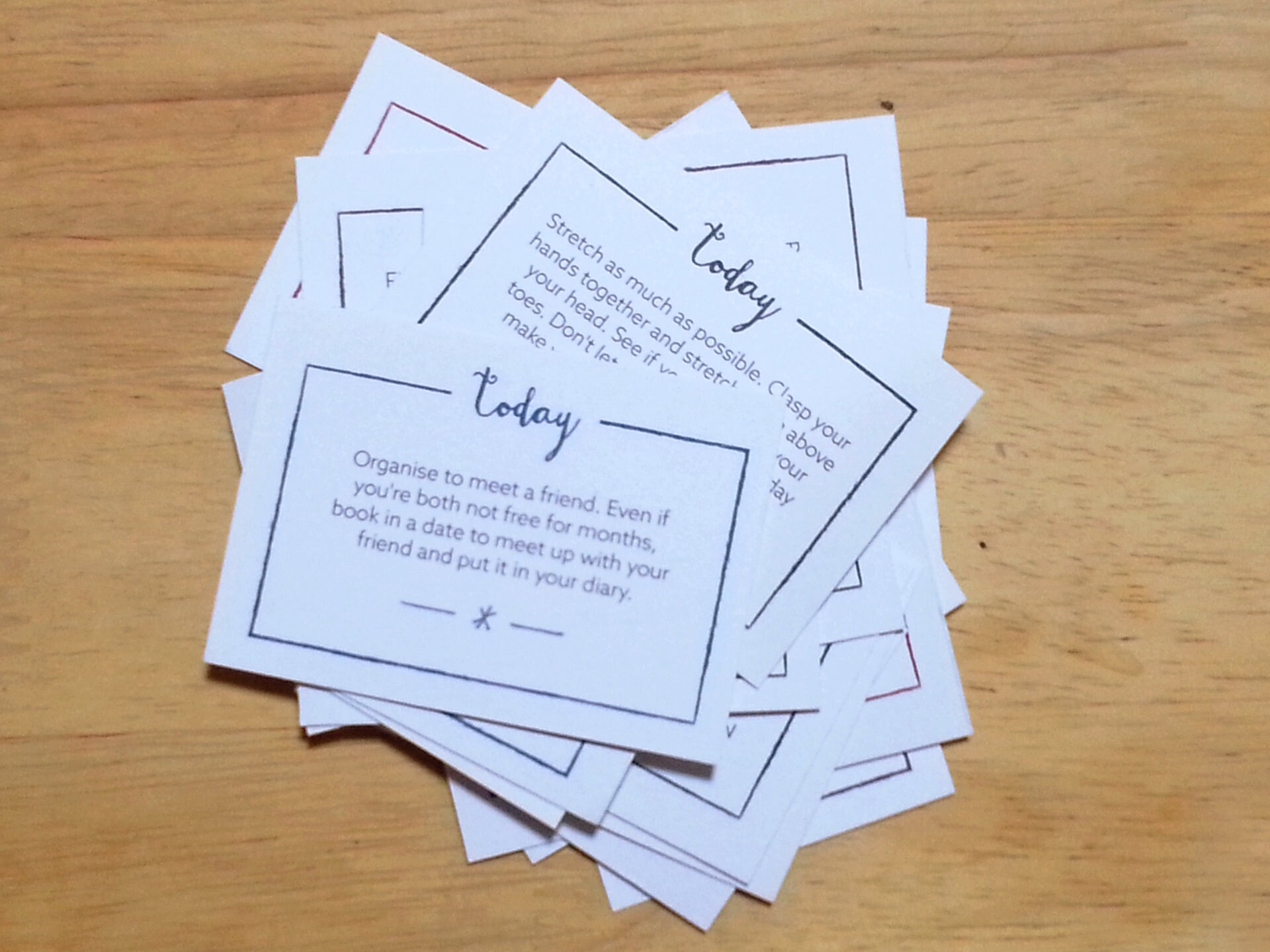 Self Care & Mindfulness Advent Calendar US Version Printable Etsy