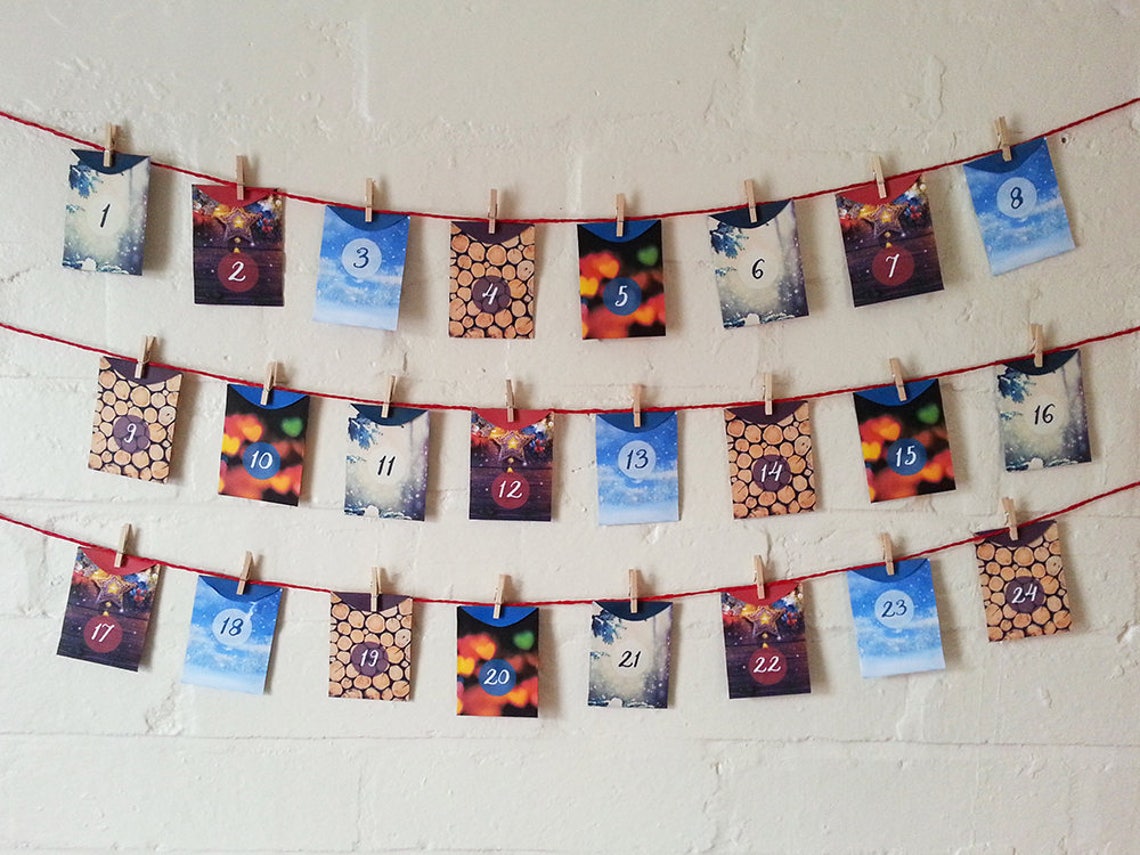 Self Care & Mindfulness Advent Calendar US Version Printable Etsy