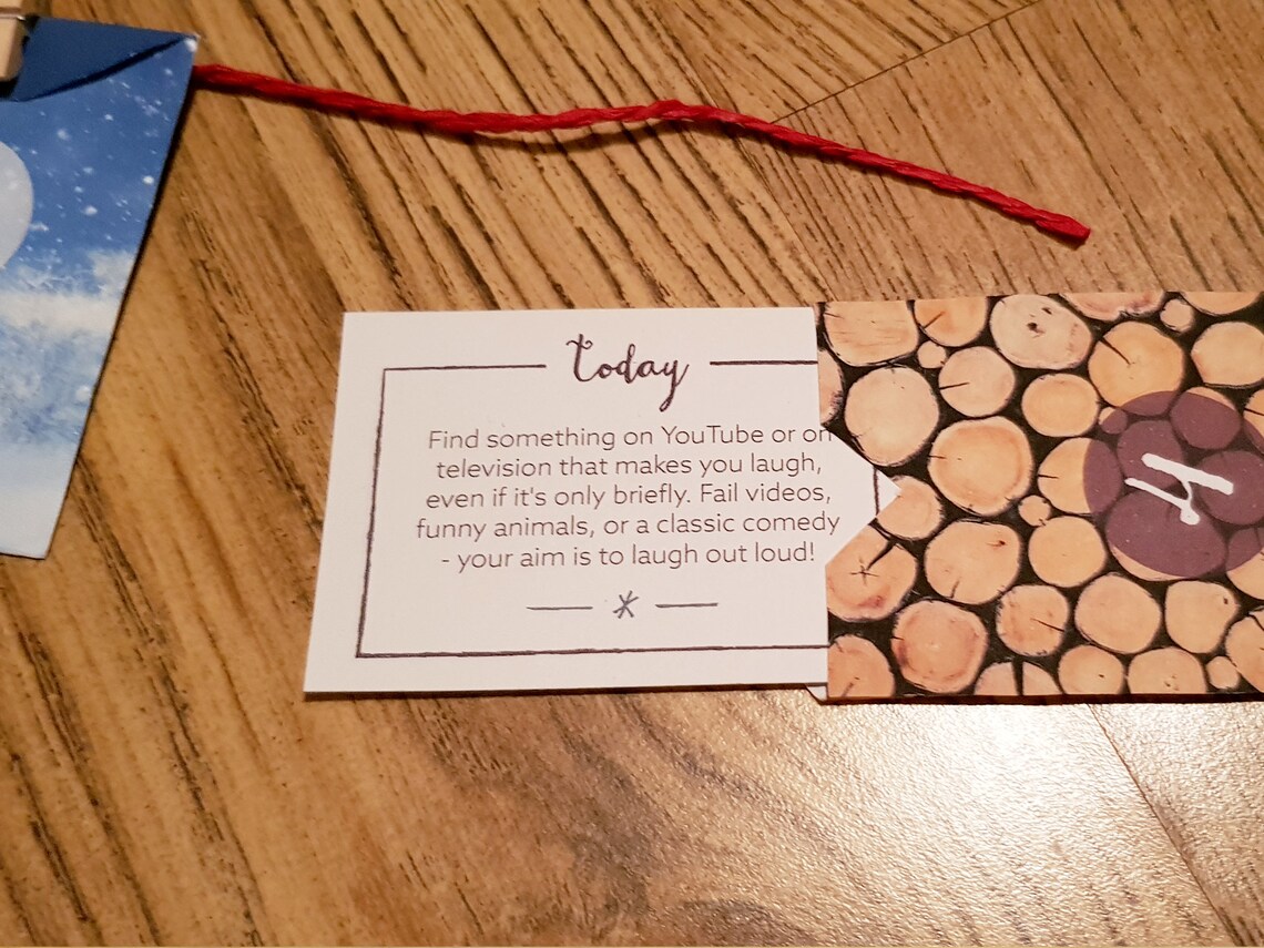 Self Care & Mindfulness Advent Calendar US Version Printable Etsy
